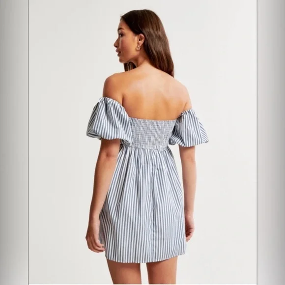 NWT Abercrombie Emerson Off-The-Shoulder Skort P X-Small - Picture 3 of 4